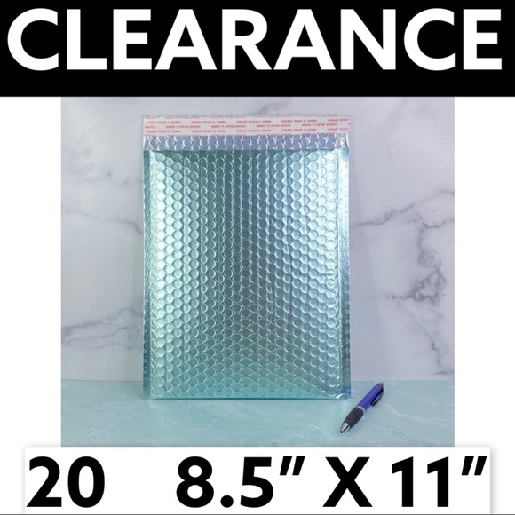 Other - 20 8.5X11 Holographic Bubble Mailers PRICE IS FIRM